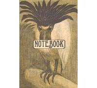 Boat-billed Heron: Vintage Bird Illustration Lined Notebook for Writing