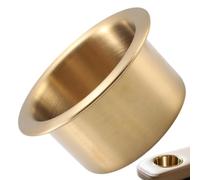 Boat Cup Holder Insert | Cup Drink Holder Insert | Stainless Steel Silver | For Beside Sofa Coffee Table Lounge Chair Camper Car Truck RV Yacht