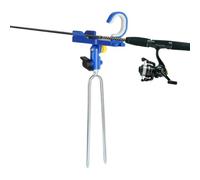 Boat Fishing Rod Holder - Durable Metal Pole Rack, Ground Spikes Accessory System, Effective Dock Fishing Stand Tool, Keeps Your Angling Equipment Safe | Perfect Accessory For Surf Beach Trips