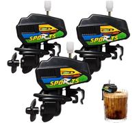 Boat Motor Coffee Stirrer, Boat Motor Coffee Mixer, Boat Engine Coffees Stirrer, Coffee-Boats Motor Mixer For Boating, Wind-Up Drink Small Drink Mixing Gadget (B3PCS)