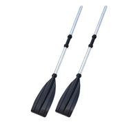 Boat Oars - 2PCS Aluminium Alloy Kayak Paddle Set, Lightweight Blade Water Oar System, Strong Marine Grade Rowing Paddle, Portable Sports Equipment For Kayaking Fishing Sea River Recreation Use