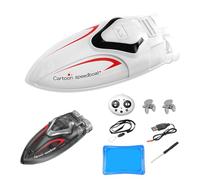 Boat RC - Barca Telecomandata | Motoscafo Controllato A Distanza | Motoscafo Mini-jouet | Barca RC Completamente Proporzionale | 2,4 GHz Mini Acrobazie Giocattolo Sottomarino Con Léger Per Il Lavandin