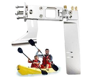 Boat Rudder per il motore della alla traina, cavalca il timone a barca, migliora la tua fiducia e abilità durante la vela. Sumstaprint 4,33 pollici Barca in alluminio R