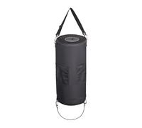 Boat Trash Can, Camping Bin, Foldable Waste Container, 25.2x9.84x9.84 Inches Waterproof Lightweight Material, Space-Saving Design, Black or Gray, Ideal for Marine, Rv, Backyard, Picnic, Travel Use
