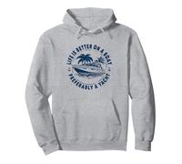 Boat Yacht Captain Design Sailing Ship Sailor Felpa con Cappuccio