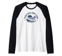Boat Yacht Captain Design Sailing Ship Sailor Girl Maglia con Maniche Raglan