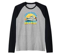 Boat Yacht Captain Design Sailing Ship Sailor Maglia con Maniche Raglan