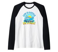Boat Yacht Captain Design Sailing Ship Sailor Maglia con Maniche Raglan
