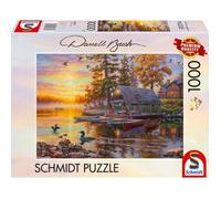 Boathouse with canoes - 1000 pz - Schmidt 58532