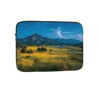 BOAXXL Endless Prairie, borsa per computer portatile, leggera e compatta, adatta per viaggi e università, Nero , 12 inch