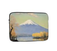BOAXXL Mt. Fuji in lontananza Borsa per computer portatile, leggera e compatta, adatta per viaggi e lavoro universitario, Nero , 13 inch