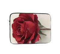 BOAXXL Roses On The Table Borsa per computer portatile, leggera e compatta, adatta per viaggi e università, Nero , 15 inch