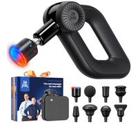 Bob and Brad D6 Pro Max+ Pistola Massaggio Muscolare con Testa Calda e Fredda, 16mm Ampiezza Pistola Massaggiante Professionale, Massaggiatore a Percussione per Alleviare Il Dolore Muscolare