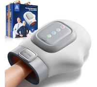 BOB AND BRAD Massaggiatore mani a compressione, massaggiatore elettrico senza fili HandSpa, massaggio dita, 5 intensità, comfort e relax quotidiano, regalo per mamma e papà