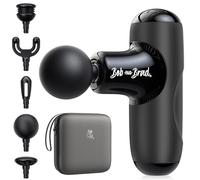 BOB AND BRAD Q2 Mini Pistola Massaggio Muscolare Portatile, Massaggiatore Elettrico per Schiena e Spalle, Silenzioso, Ricarica USB-C, Custodia Inclusa, Ideale per Ufficio, Viaggi e Sport