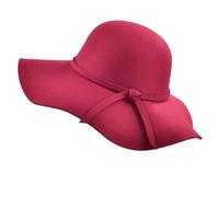 Bob Cappello Anti UV Donna Ete Chic a Ampio Bordo Cappello Donna Sole in Feltro da Spiaggia Viaggio Bobs Pieghevole Grand Bob Escursionismo Pesca Safari Cappelli, Cappelli e Cappelli Estivi del Sole