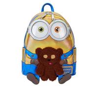 Loungefly Cattivissimo Me Minions Bob Iridescent Mini zaino | Cattivissimo Me Accessori, Banana Crema, marrone, azzurro, Standard