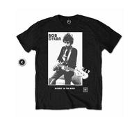Bob Dylan Blowing In The Wind T-Shirt Ragazzo Licenza Ufficiale Manica Corta