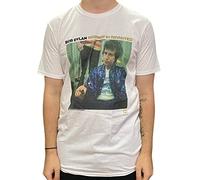 Bob Dylan Dylts18mw03 T-Shirt, Bianco, L Unisex-Adulto