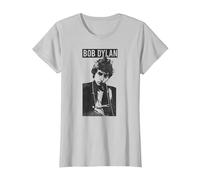 Bob Dylan - Harmony 60s (Black) Maglietta, Donna, Argento, M