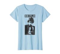 Bob Dylan - Harmony 60s (Black) Maglietta, Donna, Celeste, XXL