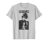 Bob Dylan - Harmony 60s (Black) Maglietta, Uomo, Argento, M