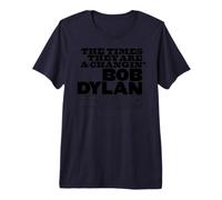 Bob Dylan Official The Times They Are A-Changin' Maglietta Premium