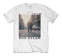 Bob Dylan - T-Shirt # Xl Unisex White # The Freewheelin'