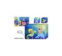 Bob Esponja - Sottobicchiere in PVC con sottobicchieri 4 pezzi, 39 x 25 cm.