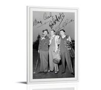 BOB HOPE FRANK SINATRA & BING CROSBY AUTOGRAPH SIGNED Tela Poster Decorazione Pittura Soggiorno Arte Murale Camera Da Letto Pittura Pittura Arte Moderna Home Boy Camera Stampa Pittura Ragazza