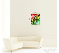 Bob Marley - 1 - Quadro stampa su Tela Pelle Canvas Dipinto Arte Moderna