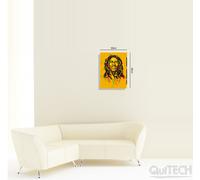 Bob Marley - 12 - Quadro stampa su Tela Pelle Canvas Dipinto Arte Moderna