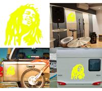 Bob Marley, Adesivo In Vinile Da Taglio