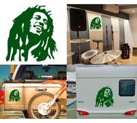 Bob Marley, Adesivo In Vinile Da Taglio