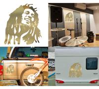 Bob Marley, Adesivo In Vinile Versione V2B