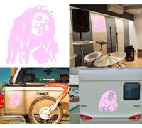 Bob Marley, Adesivo In Vinile Versione V2B