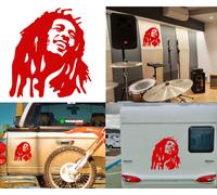 Bob Marley, Adesivo In Vinile Versione V2B