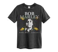 Bob Marley Amplified Collection - Nine Mile Uomo T-Shirt Carbone S Grigio