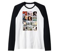 Bob Marley Block Immagini Maglia con Maniche Raglan