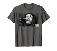 Bob Marley Cantante giamaicano di Michael Grecco Maglietta