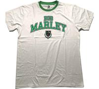 Bob Marley Collegiate Crest autorizzato Uomo maglietta