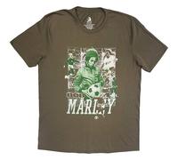 Bob Marley Football Collage autorizzato Uomo maglietta