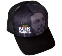 Bob Marley Logo And Face Trucker Cappellino Da Baseball Size One Size