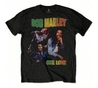 Bob Marley | Official Band T-Shirt | One Love Homage - 24-Hour Fast Shipping! Celebrate the timeless message of unity and peace with this official One Love Homage T-shirt from Bob Marley. Inspired by