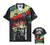 Bob Marley One Love Rock Football Shirt Size L