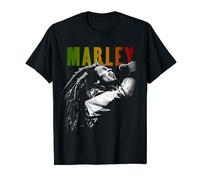 Bob Marley Rastaman Vibrazione Lavato Maglietta