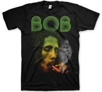 Bob Marley: Rock Off - Smoking Da Erb (T-Shirt Unisex Tg. L) -