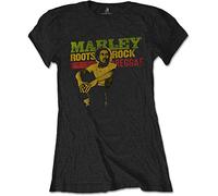 Bob Marley - T-Shirt # L Ladies Black # Roots, Rock, Reggae