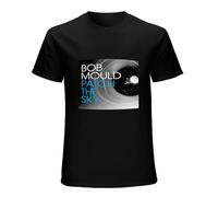 Bob Mould T Shirt Patch The Sky Vinyl CD Cover Tee Black L