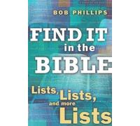 Bob Phillips Finding It in the Bible (Tascabile)